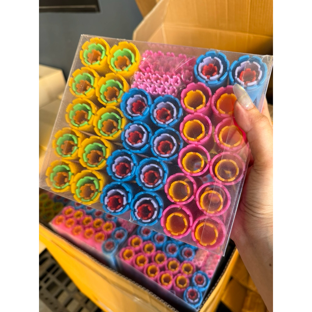 พร้อมส่งจากไทย🇹🇭 แกนดัดญี่ปุ่น 100 ชิ้น ยกกล่อง 10 เบอร์ ถ่ายจากสินค้าจริง