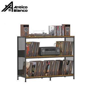 Antico โต๊ะข้างโซฟา ชั้นวางของ ชั้นโชว์ของ เสริมคานเหล็กด้าน…