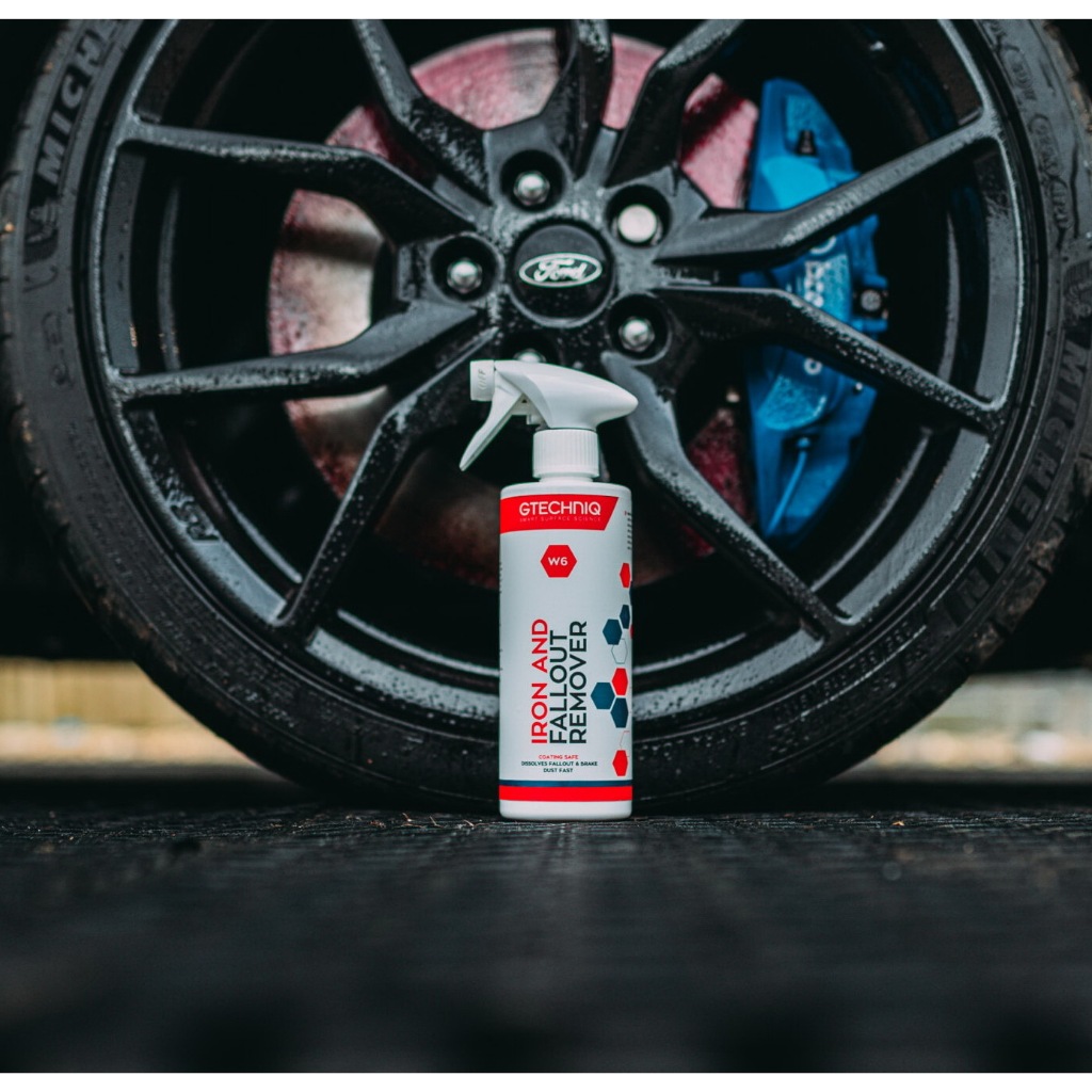 Gtechniq W6 Iron Removing Wheel & Paint Cleaner ปริมาณ 500ml. ขวดแท้ ผลิตภัณฑ์ทำความสะอาดล้อแม็ก