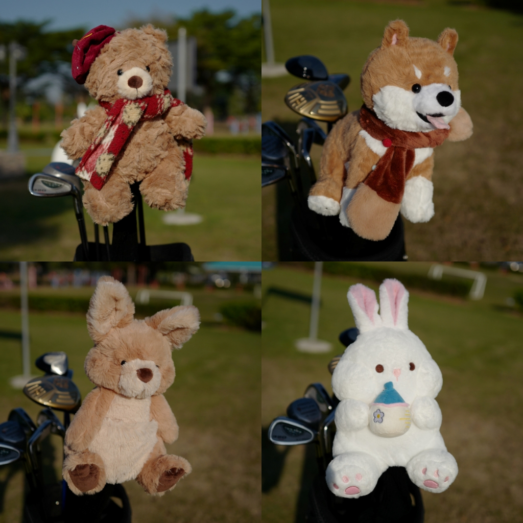 ***New 2026*** ตุ๊กตาครอบหัวไม้กอล์ฟ GOLF HEAD COVER FOR DRIVER ครอบตุ๊กตาสำหรับใส่หัวไดร์ฟเวอร์