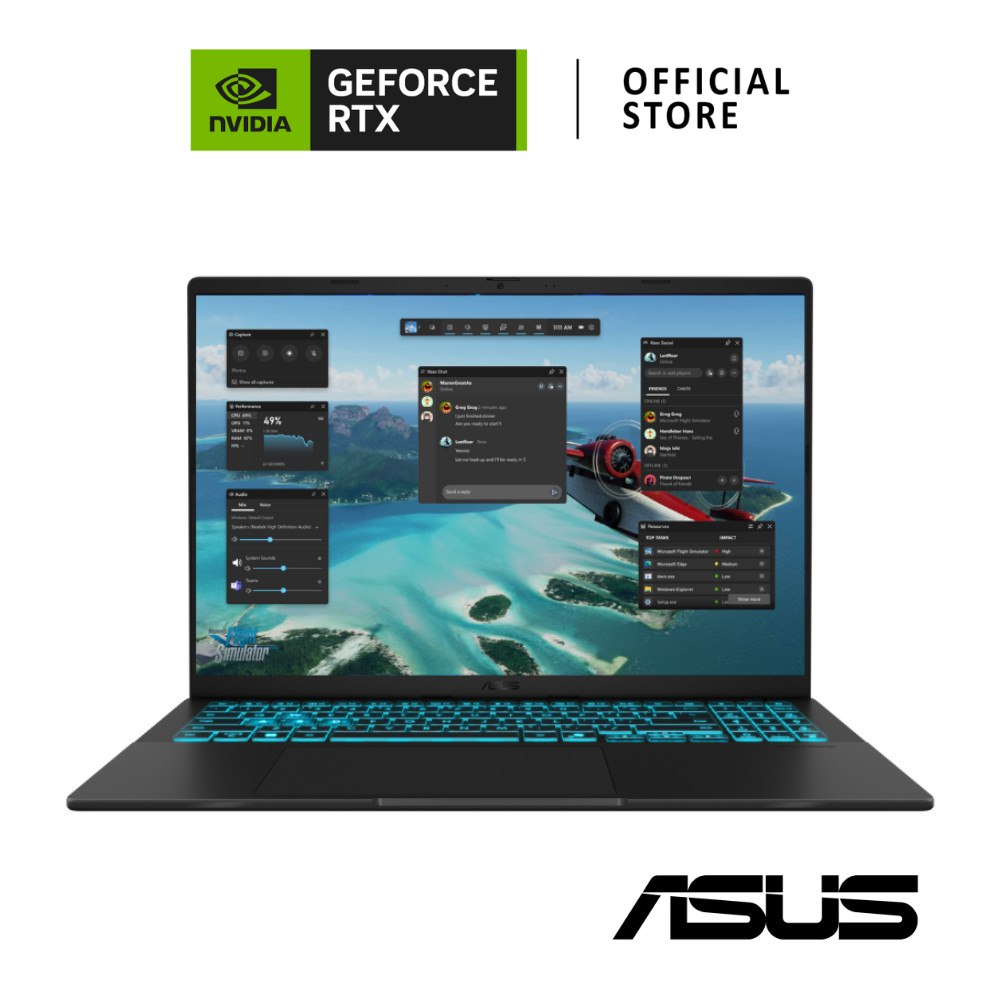 ASUS Vivobook V16 | NVIDIA® GeForce RTX™ 5060 | Intel® Core™ 5-210H (V3607VM-RP524W)