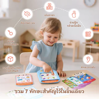 JoyCat Kids Learning Pad: ชุดการเรียนรู้แบบกด-ฟัง (80 แผ่น 156 หน้า) มาตรฐานสากล สำหรับเด็กอายุ 2-6 ขวบ