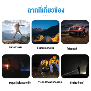 ไลท์พกพาโซล่าเซลล์ USB สปอต ฟฉุกเฉินในบ้านกันน้ำ สว่างมาก ไฟฉายไฟฉายชาร์จไฟไฟพกพาอเนกประสงsolar floodlight