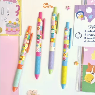 allwrite Gel Pen – ปากกาออไรท์ หมึกเจลลายดอกไม้สุดคิวท์