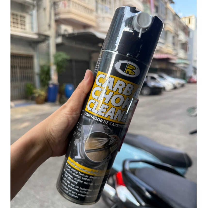 BOSNY สเปรย์ทำความสะอาดปีกผีเสื้อ-คาร์บูเรเตอร์ B137 Carb&Choke Cleaner