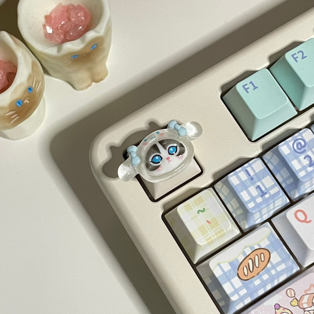PNS091 [keycap] คีย์แคปSanrioหน้าน้องแมว สำหรับ Mechanical Keyboard รูปที่ 4