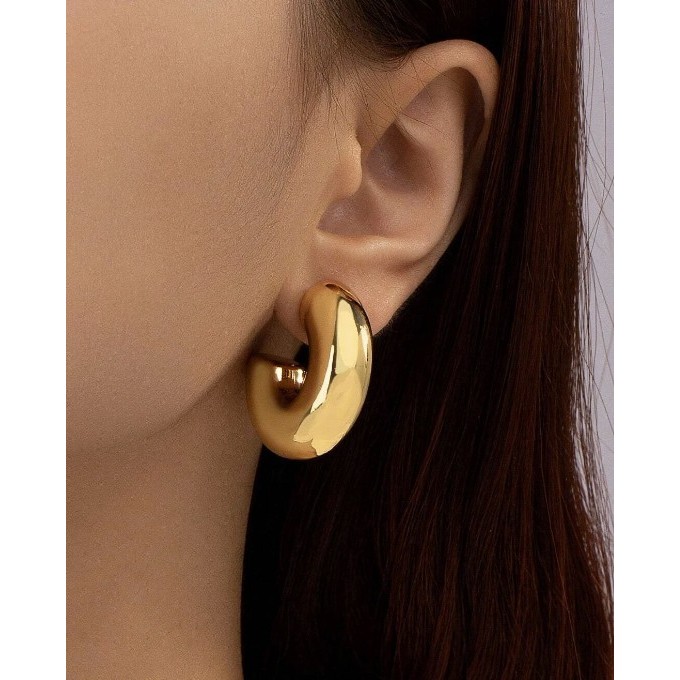 KYM.vibes - chubby donut earrings  ต่างหู
