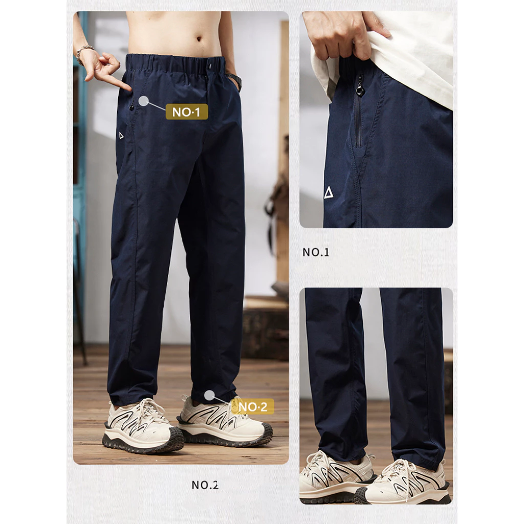 A2216#กางเกงแฟชั่นสไตล์เกาหลีล่าสุด ผ้ายืดใส่สบายกระเป๋ามีซิป thumbnail 8