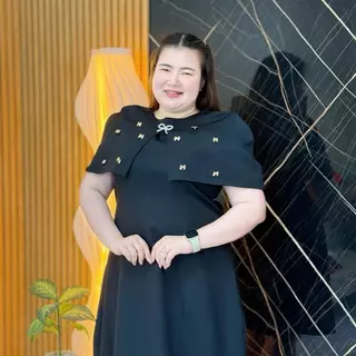 [ D001 ] ชุดเดรสสาวอวบ 2 ชิ้น ชุดออกงานตัวปัง+เสื้อคลุมไหล่ งานหรูมาก ใส่สบายผ้าไม่ร้อน