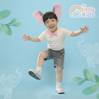 ชุดช้างเด็ก ชุดช้างน้อยน่ารักชุดแฟนซีสัตว์ พร็อพแน่น มีหู คา…