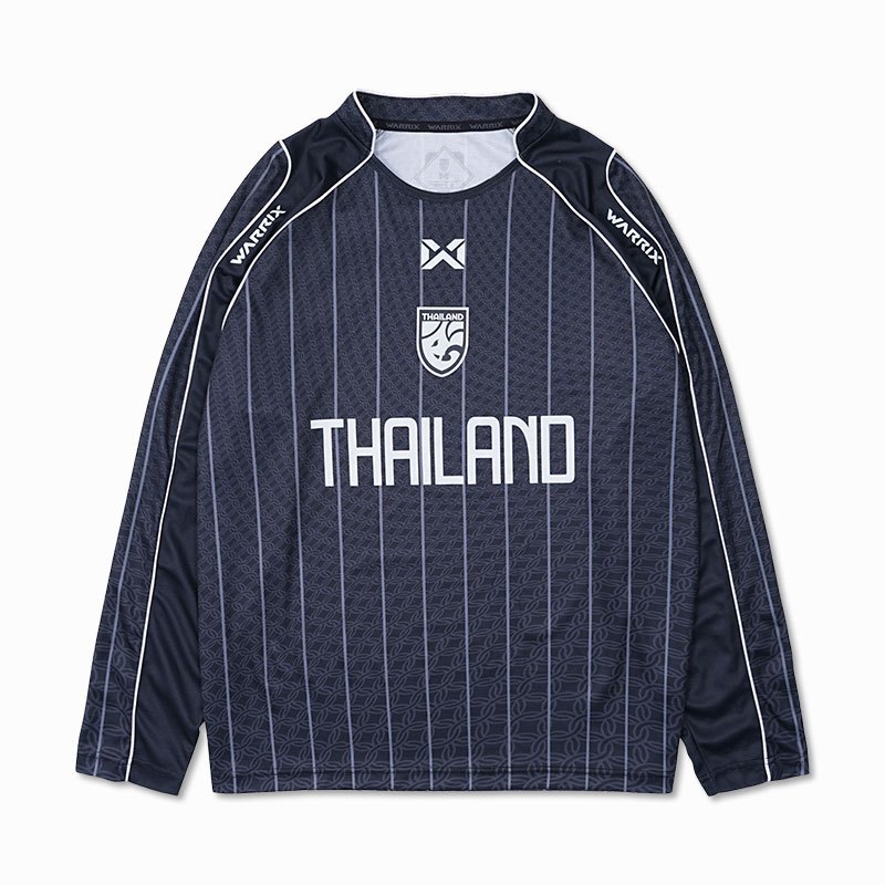 Warrix เสื้อคอปกแขนยาว Football Lifestyle Oversize T-shirt Unisex (WA-254FBATH16)