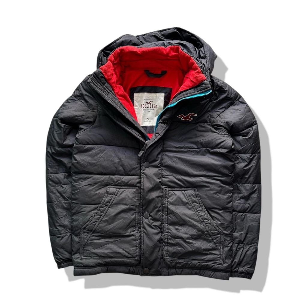 Hollister Puffer Coat Hooded Jacket รอบอก 44”