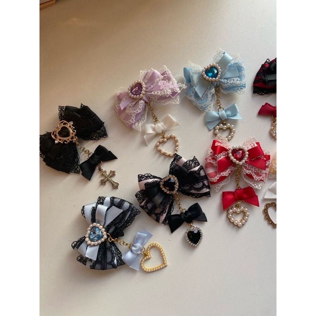 โบว์ติดผม ติดเเท่งไฟ พร้อมส่ง! ขนาดเล็ก Handmade (ลูกค้าสามารถคัสตอมสีได้ค่ะ)