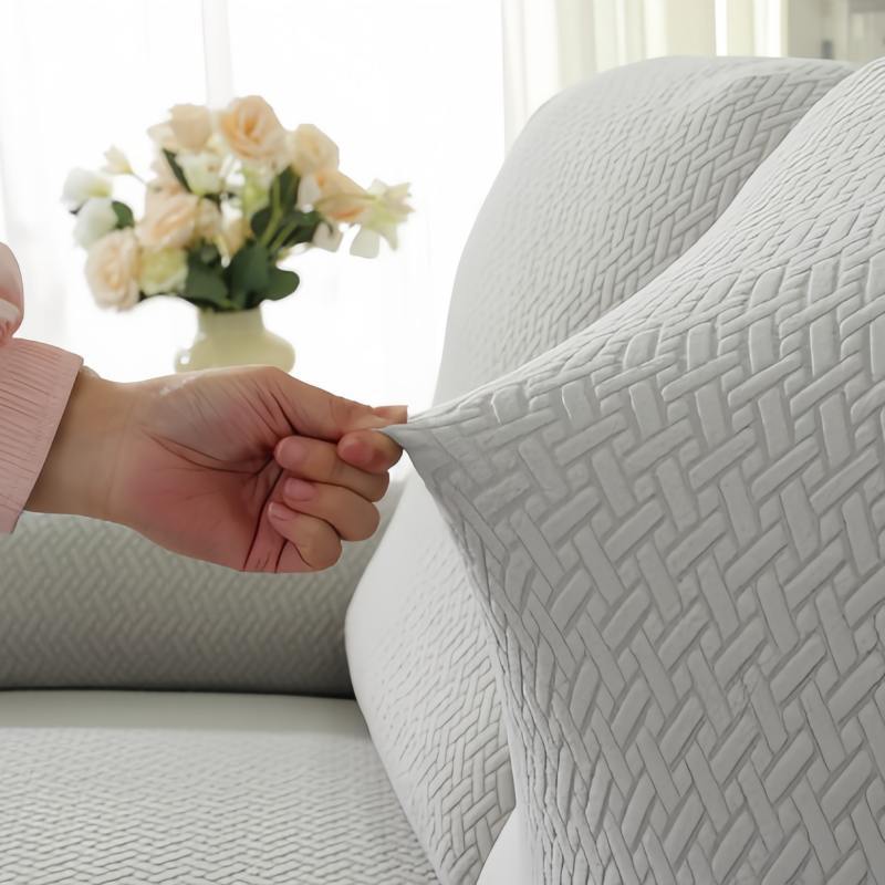 ปลอกโซฟาถัก ฝาครอบโซฟากันน้ำ sofa cover  1/2/3/4 ที่นั่ง กันน้ำ กันแมวข่วน หนา โซฟาทั้งหมด Universal - รูปที่ 2