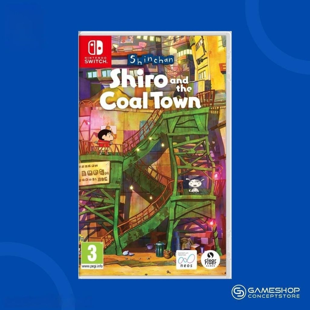 [อ่านDetails ก่อนซื้อ] Nintendo Switch : NSW Shin Chan Shiro of Coal Town (Asia) English Ver. / 2 in 1