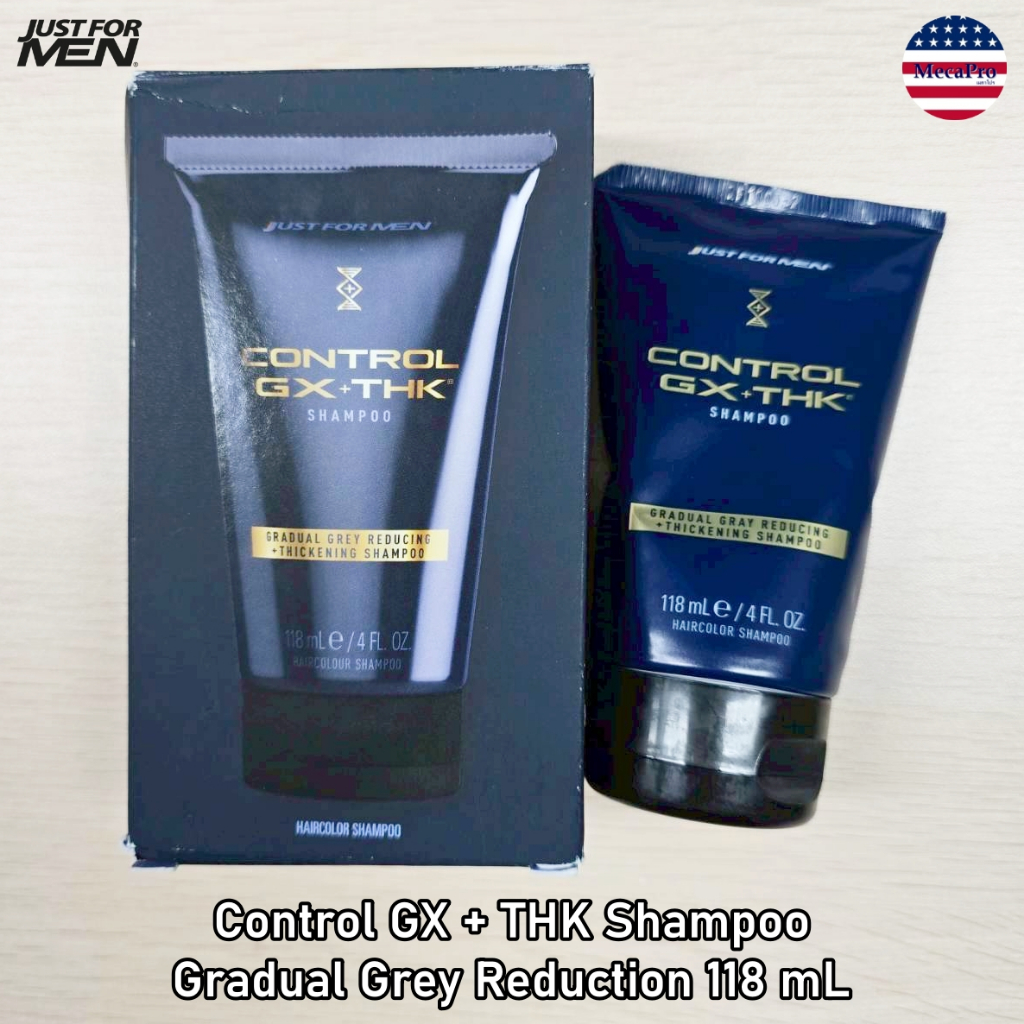 Just for Men® Control GX + THK Shampoo Gradual Grey Reduction 118 mL แชมพูสำหรับผู้ชาย