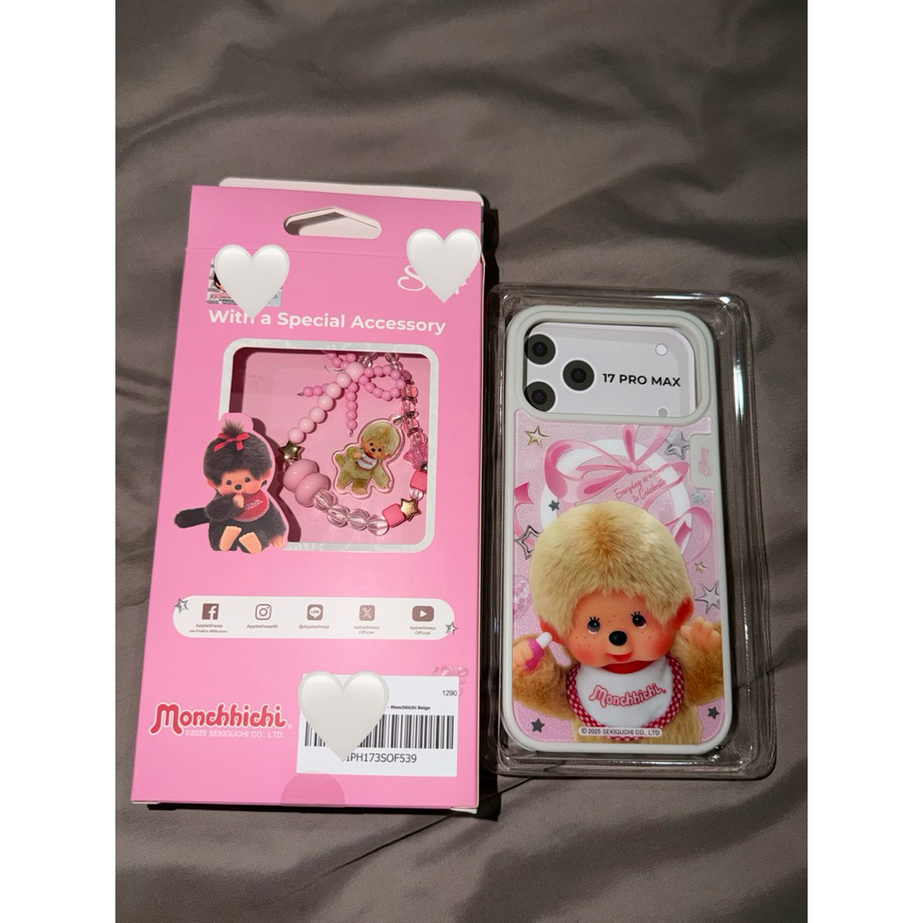 monchichi sheep case iphone 17 promax