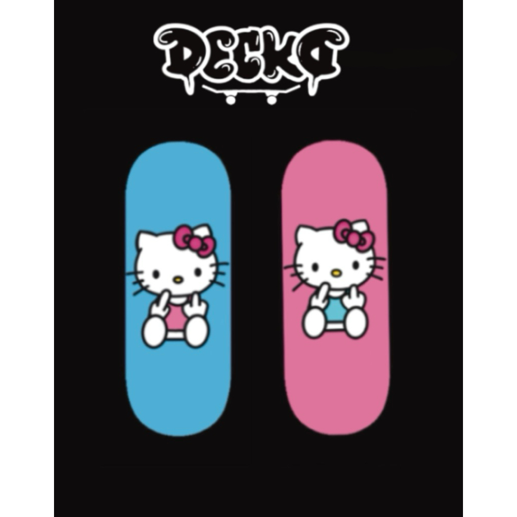 DECKD Fingerboard แผ่นฟิงเกอร์บอร์ด(แถมฟรีกริปเทป) มี2ขนาด32และ34mm