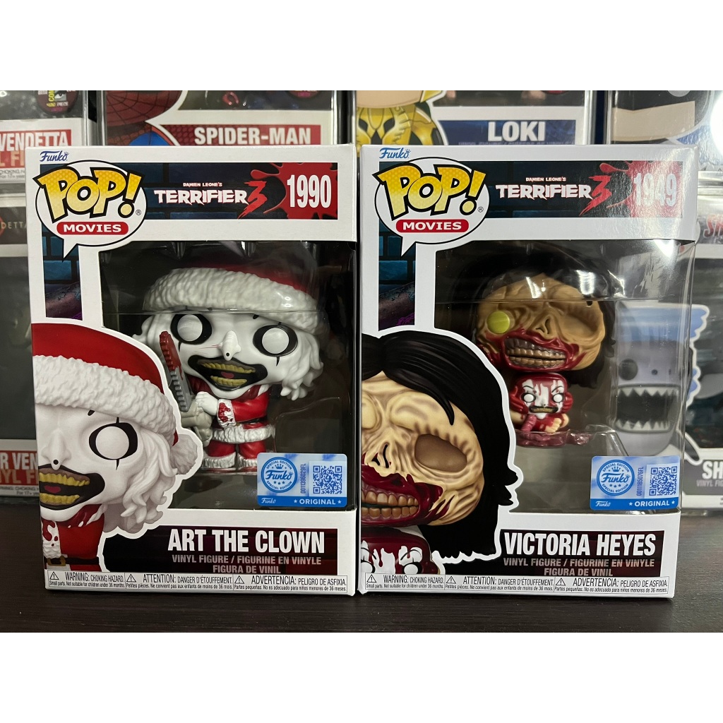 [พร้อมส่ง] ฟิกเกอร์ Funko Pop Horror เซ็ทภาพยนตร์ TERRIFIER 3 มือหนึ่ง