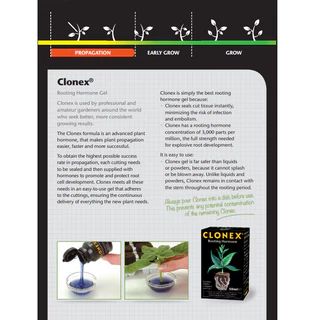 Clonex Rooting Gel (5ml/10ml/15ml) | Premium Root Stimulator Gel for Propagation & Cloning
