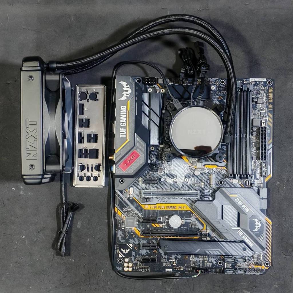 ชุดคุ้ม Set CPU Intel i9-9900KF + ASUS Z390 TUF PLUS GAMING (WiFi) + ชุดน้ำปิด NZXT Kraken X42