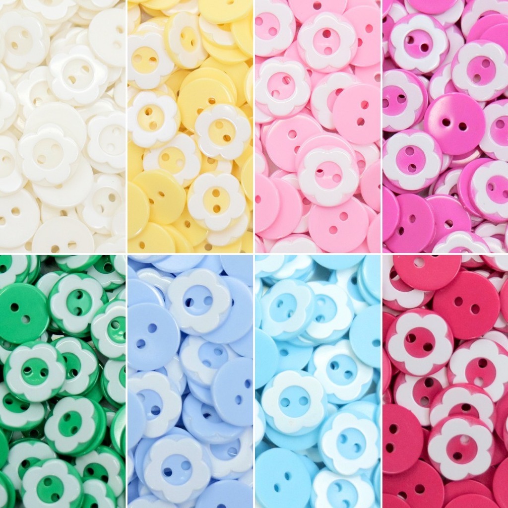 กระดุมแฟนซี 12.5 มม. กระดุมเสื้อผ้า กระดุมตกแต่ง