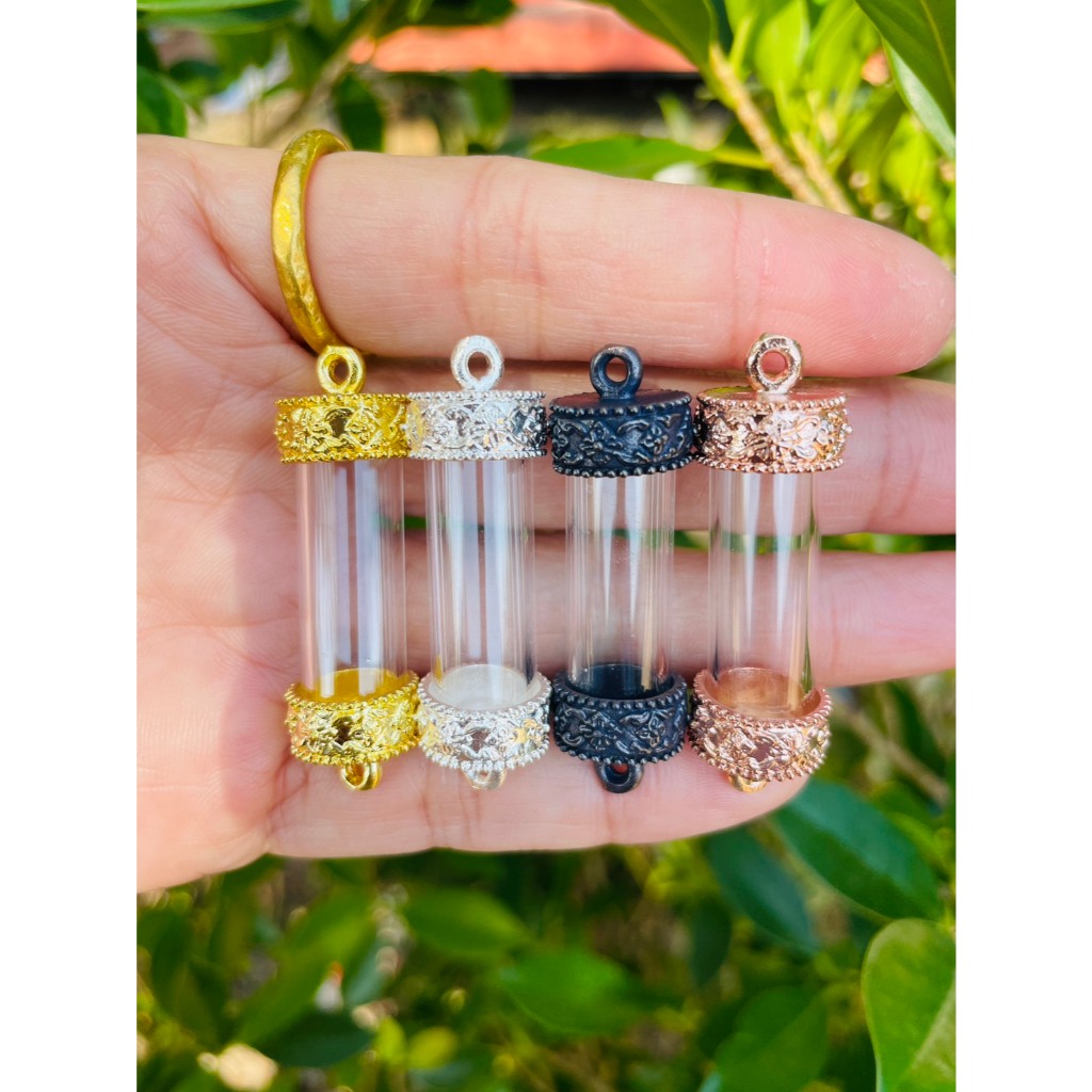 ฝาตะกรุดลายกนกพร้อมหลอดใส 8-16มิล