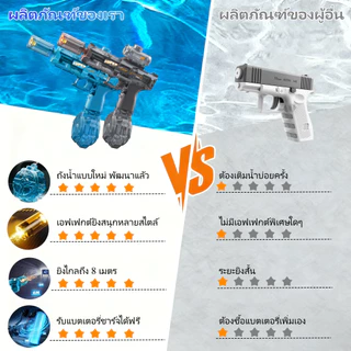 ปืนฉีดน้ําอัตโนมัติ 2026 ไร้สาย ความจุใหญ่ ปืนของเล่นน้ําสำหรับทุกครอบครัว Automatic Water Guns