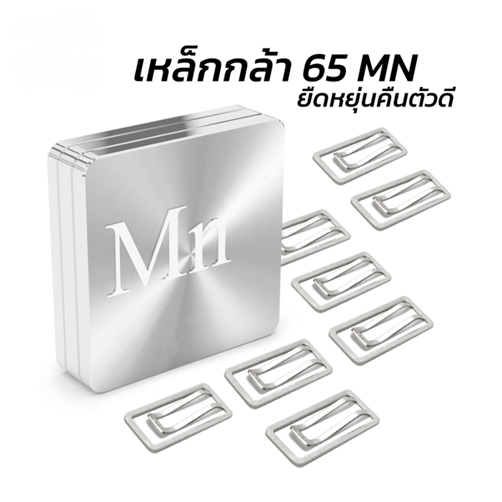 ลวดเสียบกระดาษแบบหัวแบน 1 กล่อง จำนวน 10 ชิ้น คลิปหนีบกระดาษ ที่เสียบกระดาษ Paper Clips - รูปที่ 2