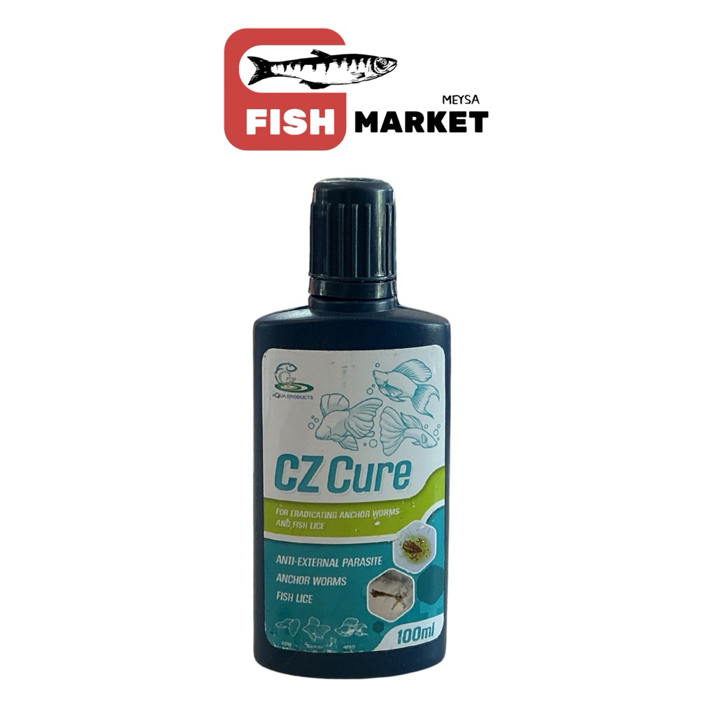 CZ Cure เวชภัณฑ์สำหรับกำจัดปรสิตภายนอก สำหรับปลาสวยงาม 100ml.