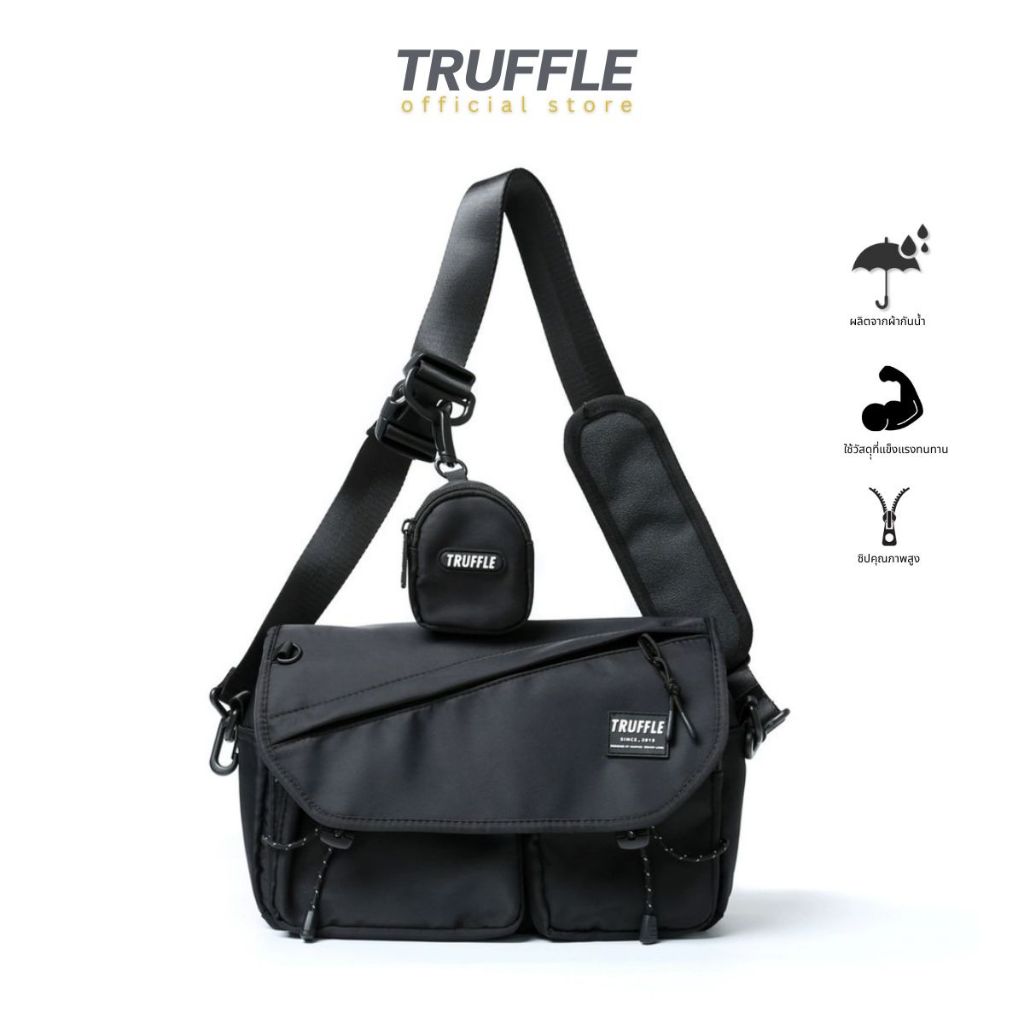Truffle CSGT Shoulder Bag (Black) กระเป๋าสำหรับ iPad, Tablet เครื่องเกมส์ Handheld