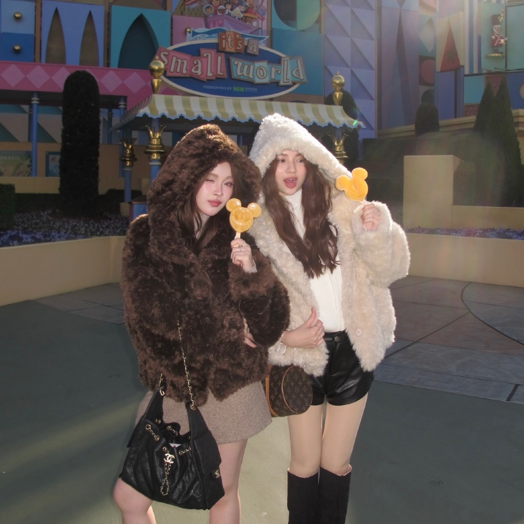 MALIMAYS - Teddy Hoodie Jacket เสื้อแจ็กเก็ตฮูดดี้ ขนเฟอร์เท็ดดี้