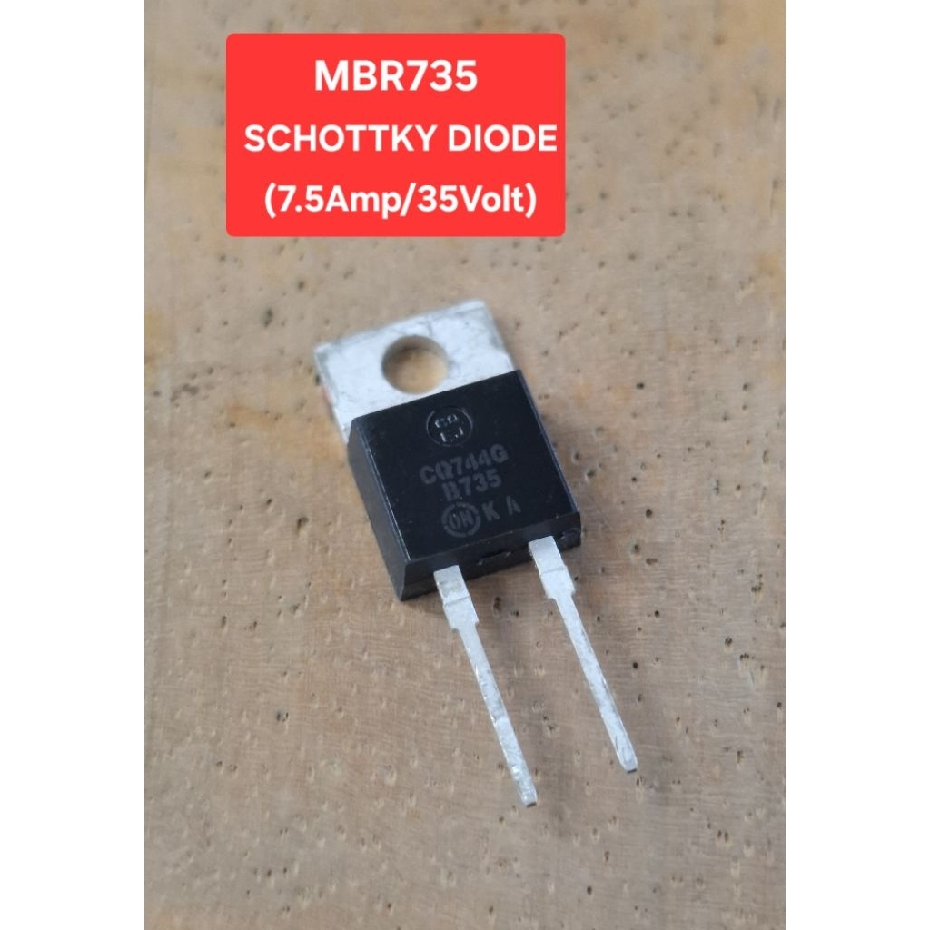 MBR735 SCHOTTKY DIODE (7.5Amp/35Volt)