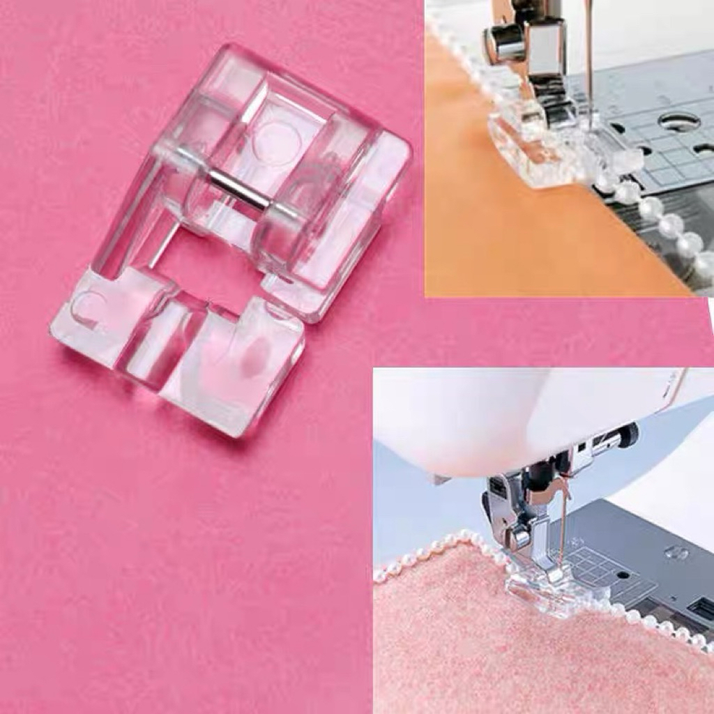 ตีนผีจักรเย็บผ้าแบบร้อยลูกปัด/เย็บลูกปัดอัตโนมัติ สำหรับจักรครัวเรือน กระเป๋าหิ้ว/ไฟฟ้าsinger/JANOME