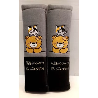 หุ้มเข็มขัดนิรภัยรถยนต์ ลายRIMMO &MOTO