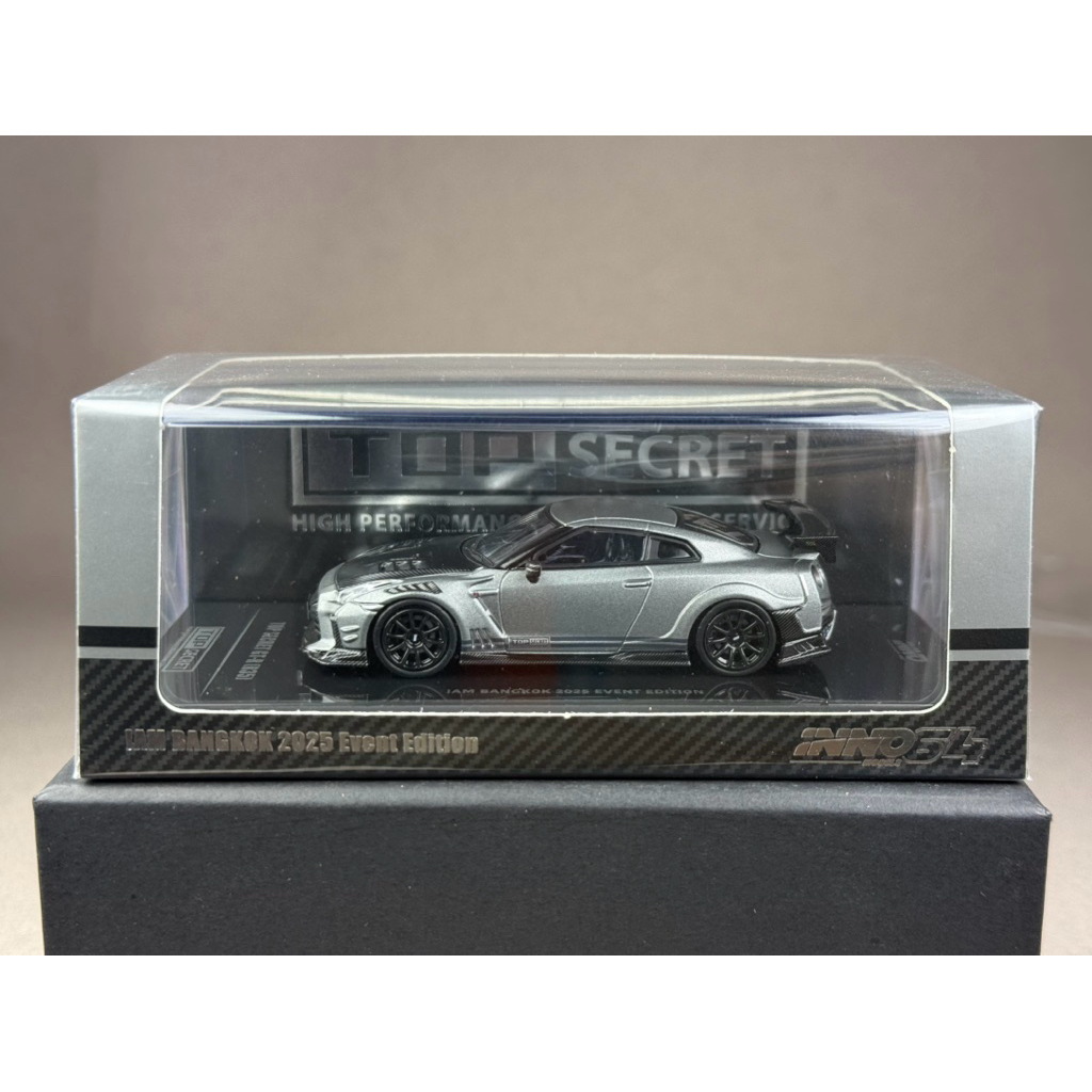 ▫️Nissan Skyline Top Secret GTR R35 IAM Bangkok 2025 Event Edition Scale 1:64 ยี่ห้อ Inno 64