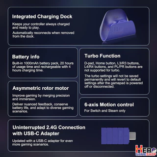 [8Bitdo]8Bitdo Pro 3 Bluetooth Game Controller TMR JoyStick🕹รองรับSwitch2/PC/ Android/iOS ฟรีจุกยาง1คู่ by Hero Gameshop