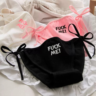 A-77 กางเกงในผู้หญิง กางเกงในแบบผูกข้าง ทรงบิกินี่ กางเกงในส…