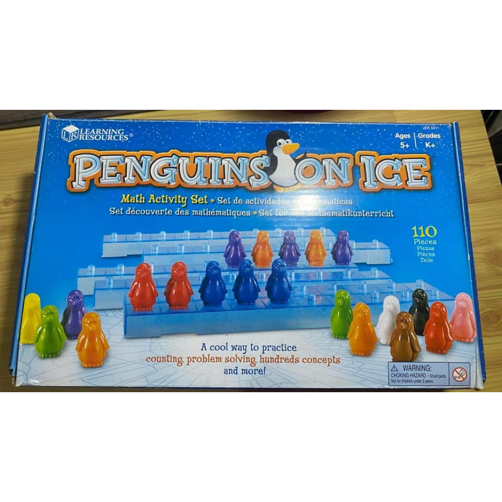 ชุดกิจกรรมคณิตศาสตร์ Learning Resources Penguins on Ice มือสอง