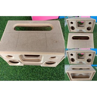 ตู้เปล่างานดิบ ดอกซับ4.5นิ้ว กลาง3นิ้ว2ดอก แหลม2นิ้ว2ดอก