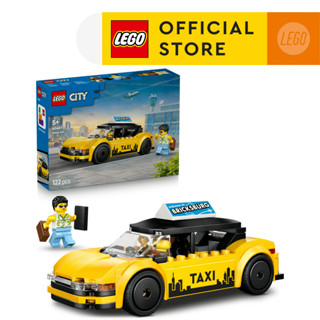 LEGO City 60487 Yellow Taxi (122pcs.), Building Blocks, Kids…