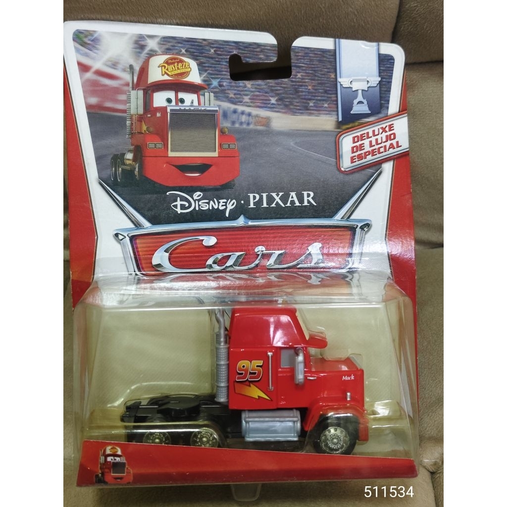Mack Deluxe จากภาพยนตร์แอนิเมชัน Disney Pixar Cars ผลิตโดย Mattel 
