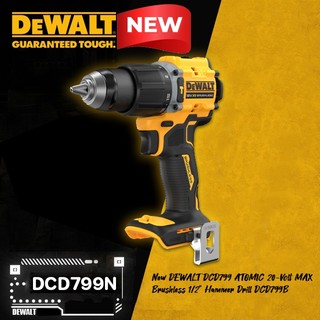 DeWALT DCD799 N สว่านกระแทกไร้สาย 20V ตัวใหม่ล่าสุด ปี 69