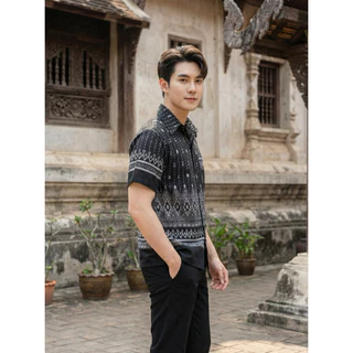 เสื้อพื้นเมืองผู้ชาย ลายไทย