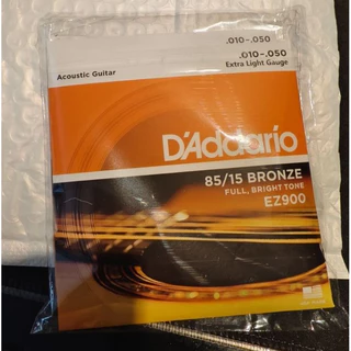 สายกีตาร์โปร่ง Acoustic Guitar Strings EZ900 85/15 Bronze Extra Light เสียงคมชัดทนทาน