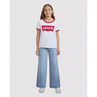 กางเกงยีนส์ขายาวทรง Wide Leg