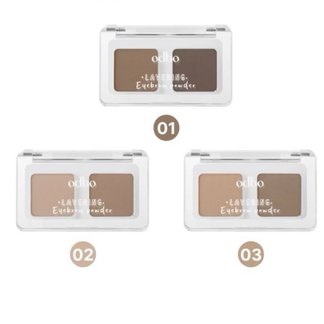 ODBO LAYERING EYEBROW POWDER - OD7018