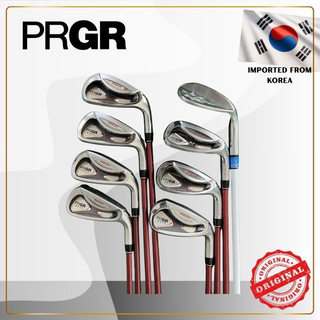 ✨(ชุดเหล็กผู้หญิง) PRGR RS Red 8 Iron- สภาพ 80% ⛳ Original Graphite 40g· Dokkaebi golf