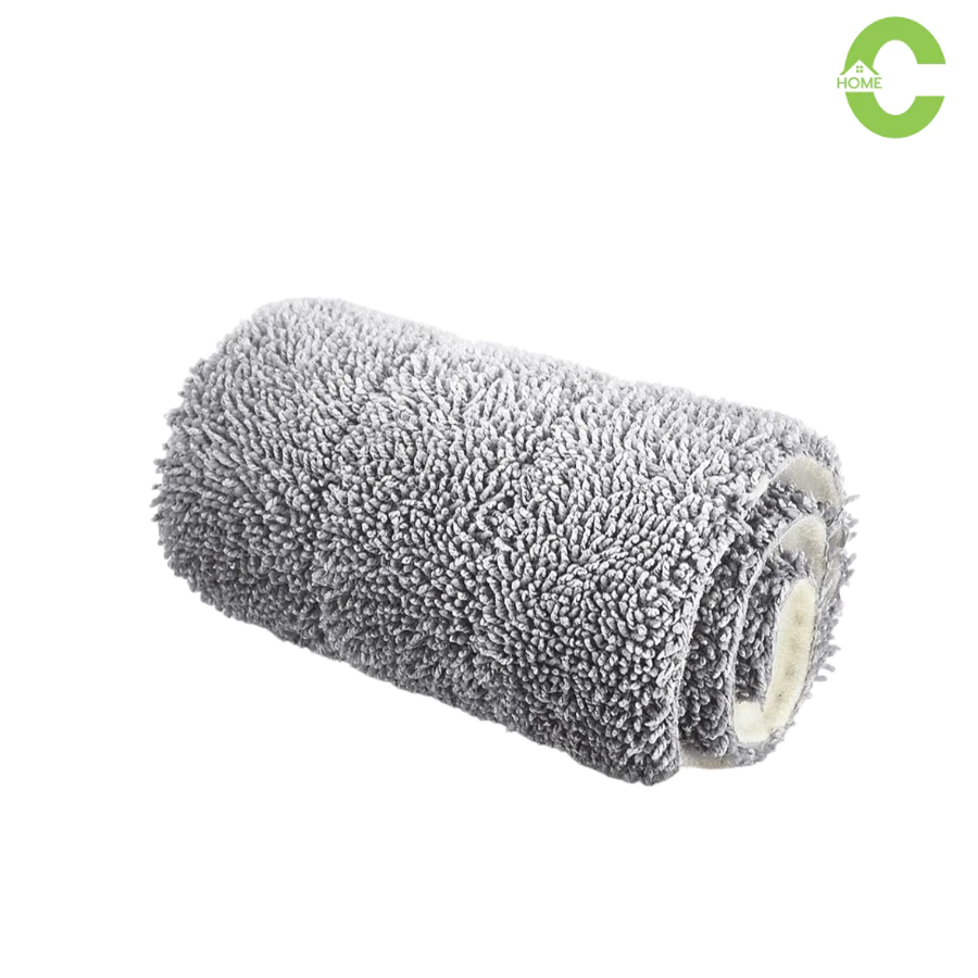 ผ้าไมโครไฟเบอร์ Mop Refill มีหลายขนาด อะไหล่ผ้าม๊อบถูพื้น ซับน้ำดีเยี่ยม ใช้กับไม้ถูพื้นดันฝุ่น รีดน้ำ Simple Living