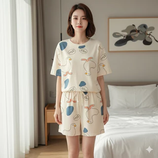 ชุดนอนผ้าคอตตอนนุ่ม ใส่สบายทุกคืน พร้อมส่งด่วน ราคาพิเศษ รหัส QZ